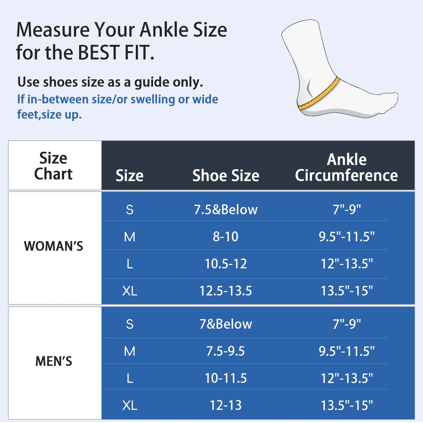 SNEINO Ankle Brace Lace Up for Women & Men Side Stabilizers for Sprains, L