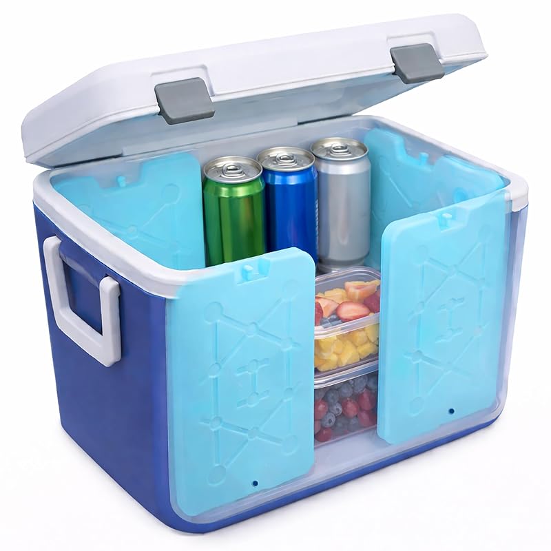 Kona XXL Ice Packs 4-Pack 13x10in - Reusable Slim Freezer Packs, Fast Freeze (-5°C)