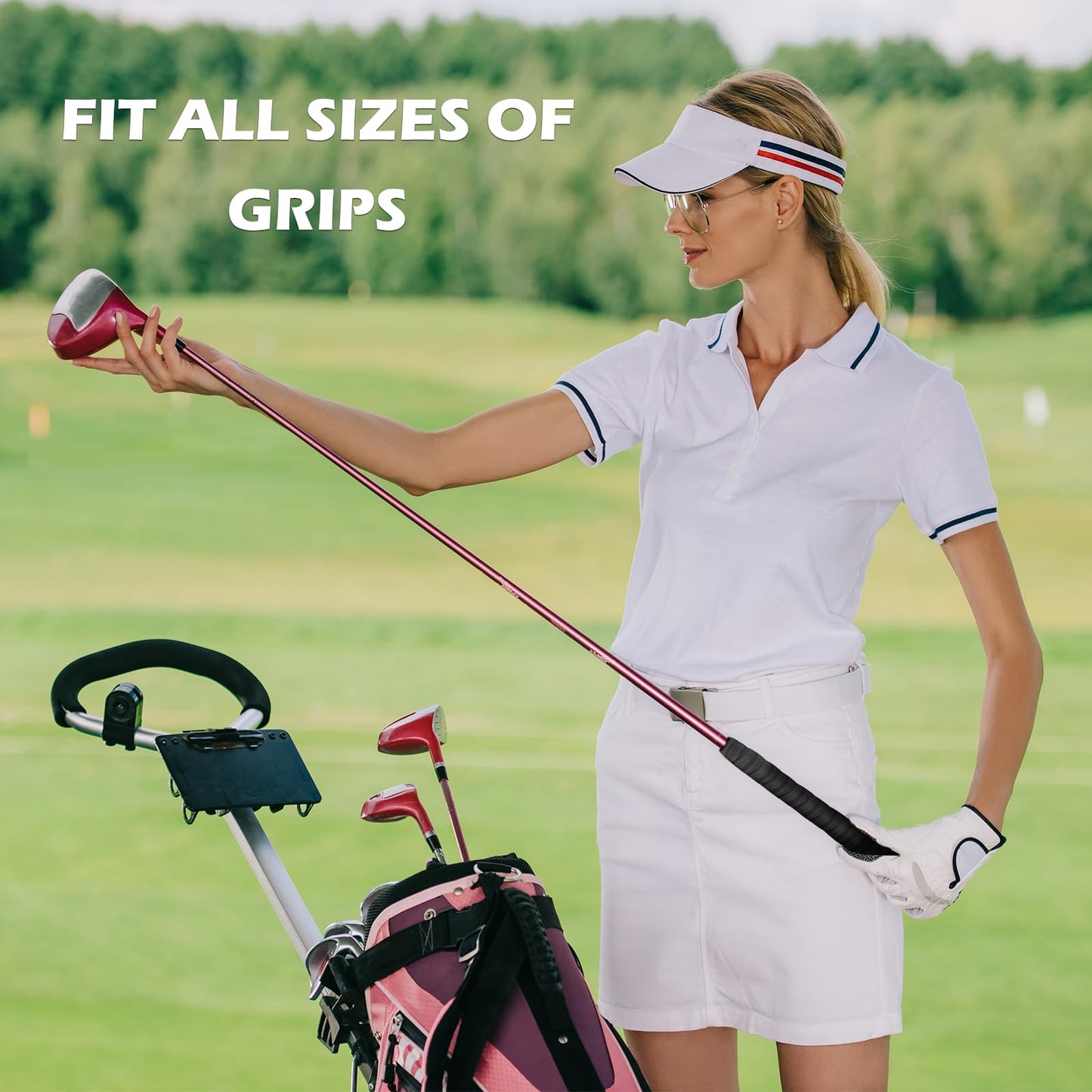 3 PCS Golf Grip Wrapping Tapes, 1 x 40 inch Black Golf Club Grip Tape, Provides Excellent Feeling and Control
