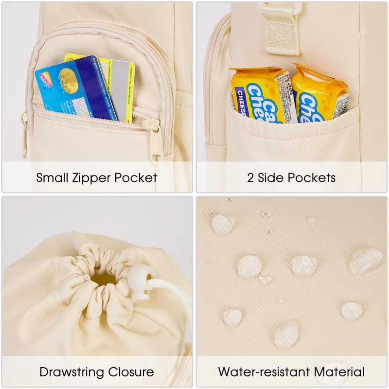 sportsnew Water Bottle Holder 40oz Crossbody Insulated Cup Sleeve Water Bottle Carrier Sling Bag with Phone Pocket, Walking