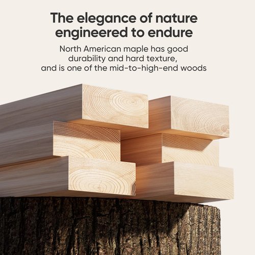 Luxury Pilates Reformer with Half Trapeze – Premium Maple Wood Frame, Adjustable Resistance & Multi-Angle Workouts for Core, Flexibility & Full-Body Home Training