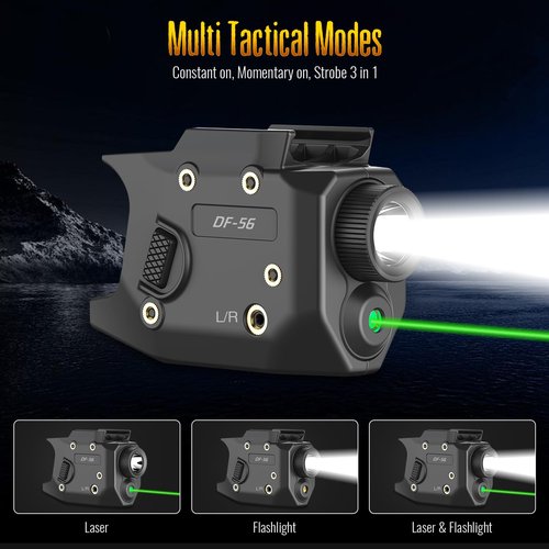 Defentac 600 Lumens Pistol Light Laser Combo is Compatible with Hellcat 3 Inch Micro-Compact Only