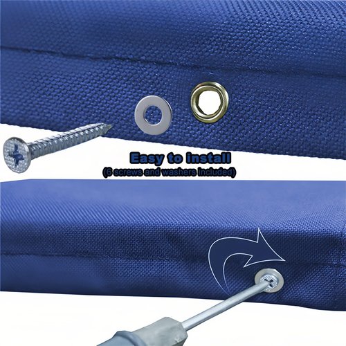 Playground Replacement Canopy, 52" x 90" Swing Set Replacement Tarp, Waterproof 210D Oxford Cloth Playset Replacement Tarp, Playground Accessories for Kids Outdoor, Backyard Playground (Dark Blue)