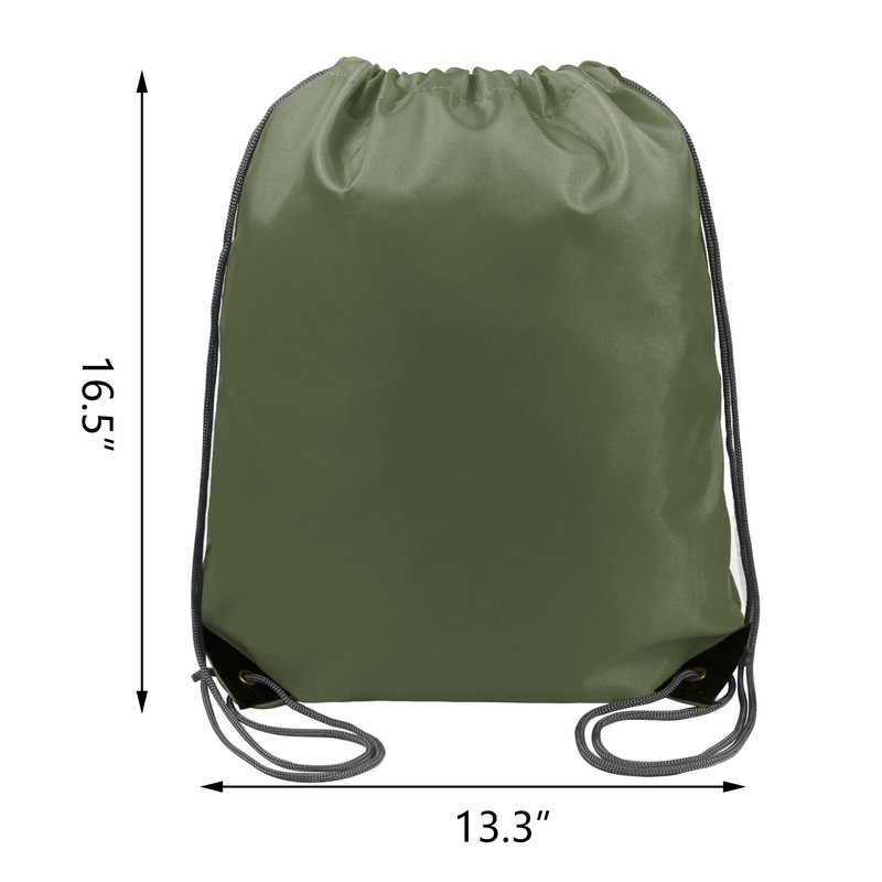 BeeGreen Drawstring Backpack Bags 20,30,50 Packs Reflective String Bags for Gym Sport Trip Cinch Sack DIY for Women Men