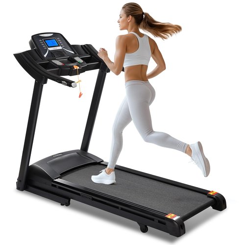 ZRNONAOZ Treadmill with 15% Auto Incline for Home, 20" Wide Running Machine, 4.0HP Folding Electric Treadmill Up to 10 MPH Speed with 25 Programs and Bluetooth Speaker, 350 LBS Capacity