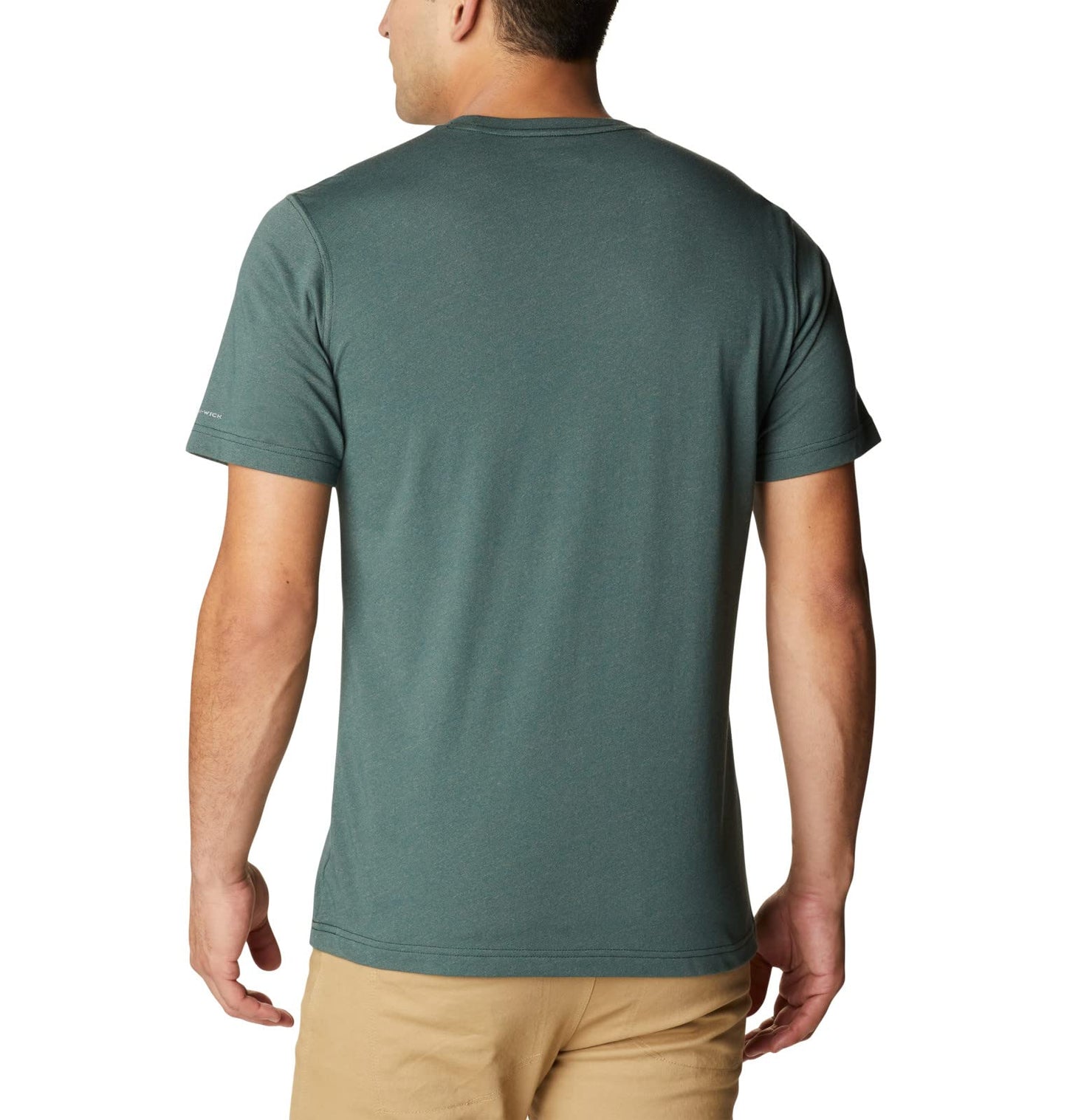 Columbia Men's Thistletown Hills Short Sleeve, Spruce Heather, Large