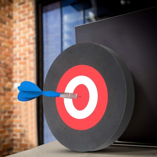 Sumind Round EVA Foam Arrow Target Portable Archery Arrow Moving Hunting Practice Target Lightweight Crossbow Shooting Practice Accessories for Backyard Indoor Outdoor
