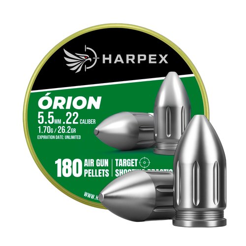 Orion Airgun Pellets .22 Caliber 26.2gr(1.70g) Pointed - 180ct
