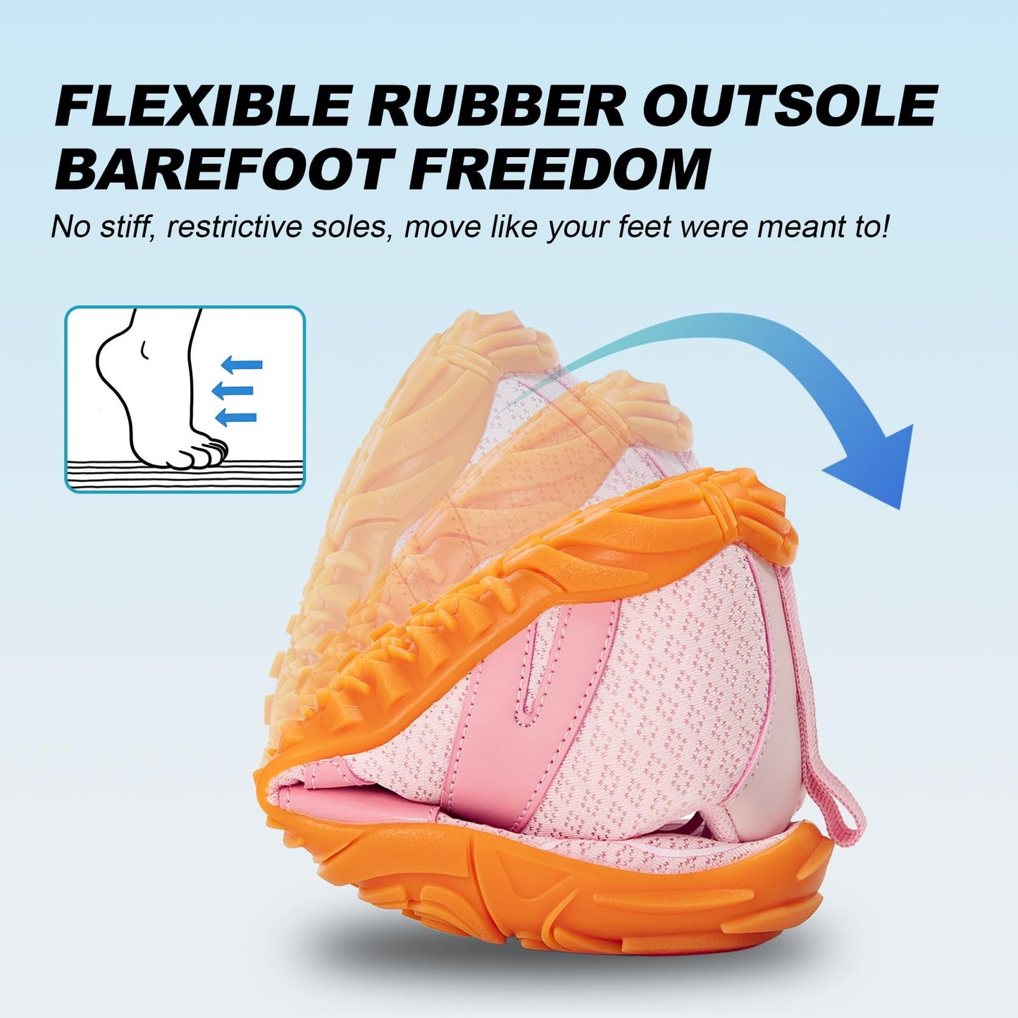 ELETON Barefoot Shoes Women Men Footwear, Wide Toe Box Hiking Zero Drop Non-Slip Quick-Dry River Boat Pool Beach Water Shoes, Lightweight Swimming Running Walking Sneakers Unisex
