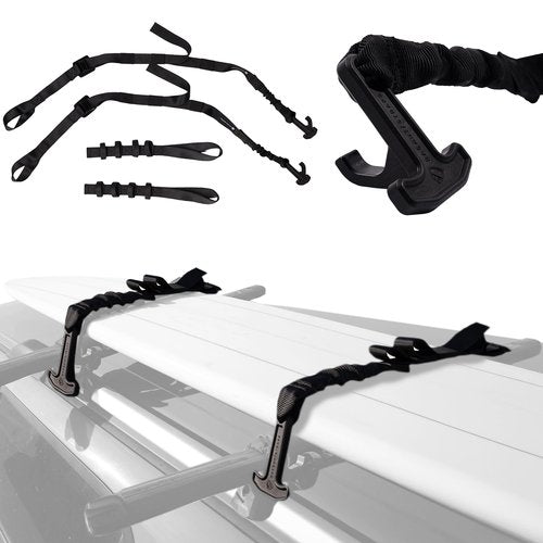 T-Pull Quick-Release Tie-Down Strap – Fast, One-Handed Strap System for Surfboards, Paddleboards, Kayaks & Roof Racks – Ultra-Durable, Easy to Use, No Knots or Hassle