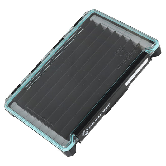 Evolution Fishing BallistiX Twitch Tackle Tray - Waterproof, Jerkbait & Topwater Tackle Storage Box, Anti-Corrosion, One Hand Latch, Clear Lid, Lure Box