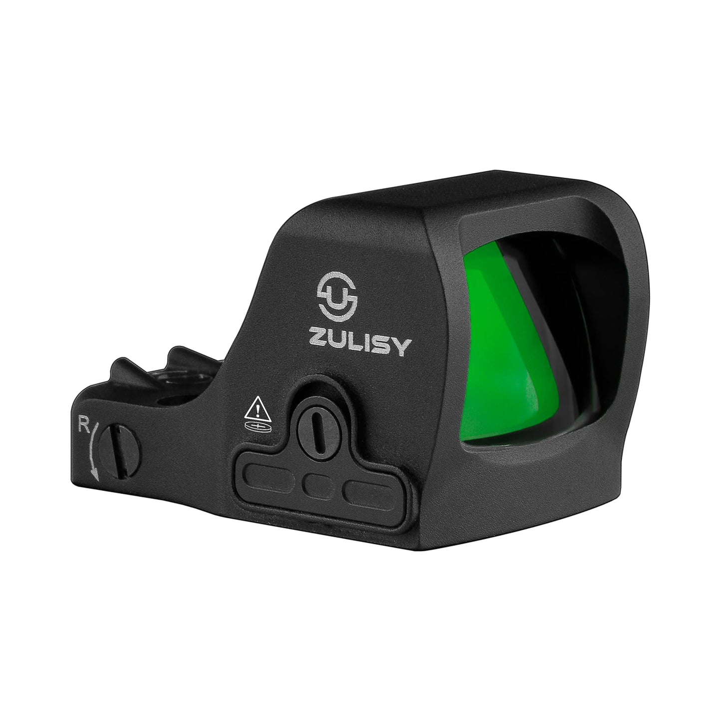 ZULISY Otter 3 MOA Green Dot Open Reflex Sight, fit RMS RMS-c/507k 407k Footprint Pistol Mount, Shake to Awake 1x21mm Micro Optics Compact Scope, Shockproof, Lightweight