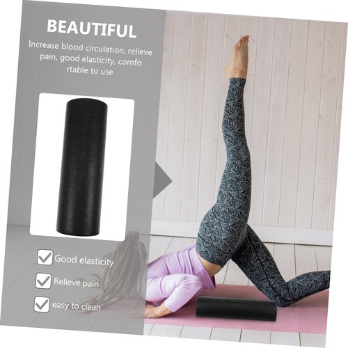 Toddmomy High Density Yoga Roller Smooth Massage Roller for Muscle Balance and Flexibility Exercises Yoga Accessory for Awareness