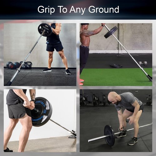 Landmine Attachment for Barbell – Fits 2 Inch Olympic Bars Landmine with 360° Rotation, Natural Rubber Base Includes 1 couple Workout Wrist Wraps – for Press, Row, Squat, Rotation & Strength Training