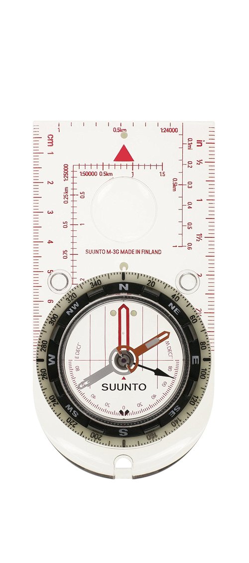 Suunto M-3 G Compass For Globetrotters, One Size, Global Metric,white