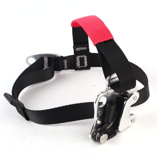cardyven Foot Ascender, Riser Rock Climbing Mountaineering Equipment Climbing Device Outdoor Mountaineering Tree Arborist Climbing Rappelling Equip (Left Foot Riser/Silver)