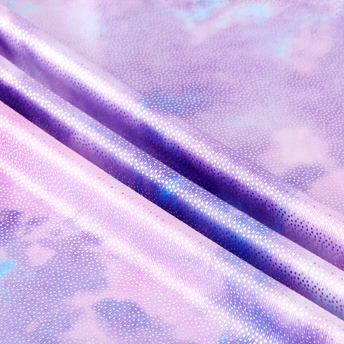 HOZIY Purple Tie Dye Leotards for Girls Gymnastics Size 6-7 Year Old Biketards Bodysuits Kids Leo Tumbling Outfits Child Dance Clothes Clothing Leotardos Para Gimnasia Ninas