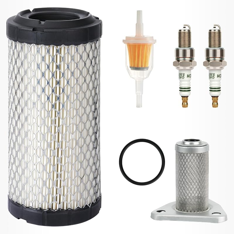 EZGO Golf Cart Tune Up Kit — Air Filter, Oil Filter, Spark Plugs for 2005-2009 TXT & 1996-Up ST350