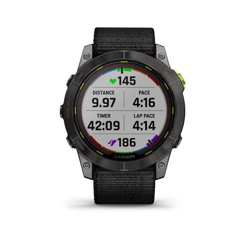 Garmin Enduro™ 2 (MPX) Ultraperformance Watch, Comes with Nylon and Silicone Band, Long-Lasting GPS Battery Life, Solar Charging, Preloaded Maps