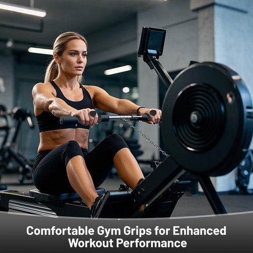 Gym Grips Weight Lifting Grips Dumbbell Grips Deadlift Grips Pull Up Grips Workout Gloves Fingerless Gym Pads Anti Slip Hand Grips Resistance Bands Muscle Trainer