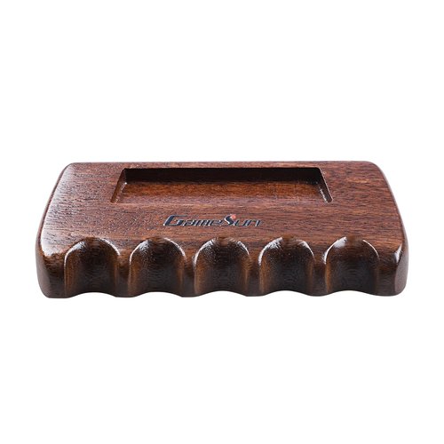 GAMESUN Weighted wooden 5-Cue pool cue stick holder, billiard cue stick holder, chalk holde