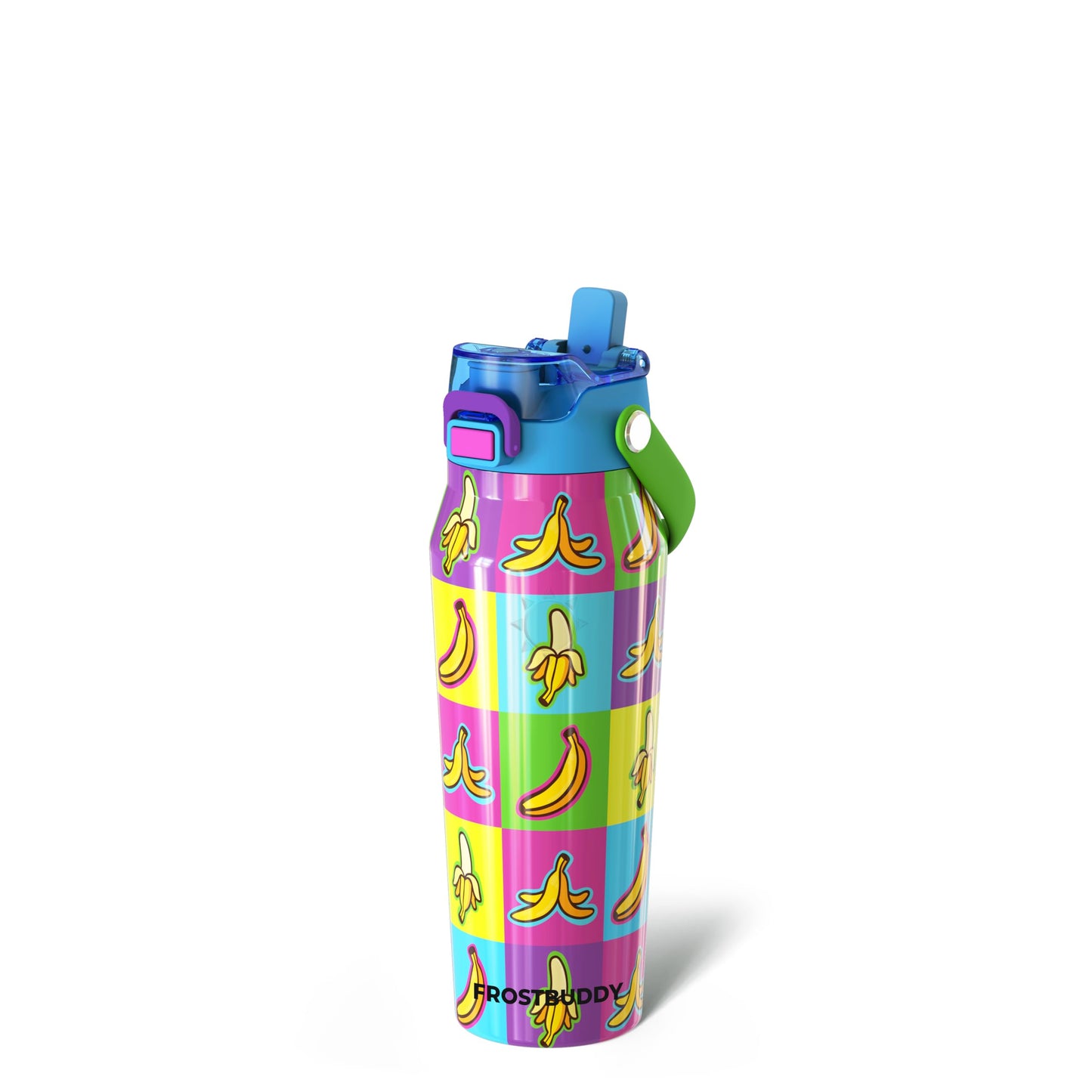 Frost Buddy 24oz Insulated Water Bottle with Straw & Chug Lid | Leak-Proof Stainless Steel | 24-Hours Cold | Sweat-Proof, Cup Holder Friendly | Ideal for Gym, Travel, Sports & Everyday Hydration