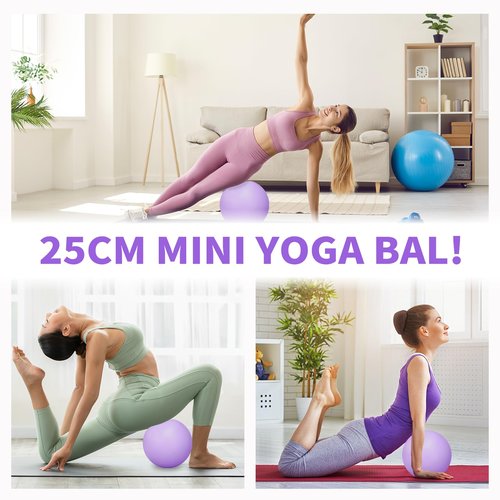 HJXXJ Pilates Essentials Kit for Women - 13-Piece Professional Pilates Equipment Set with Thick Pilates Ring, 25cm Yoga Ball, 5-Level Resistance Bands (5-40lbs), Non-Slip Socks, Sliders & Accessories