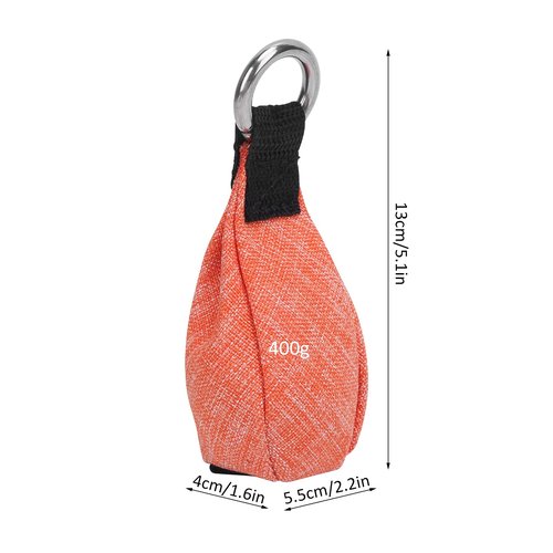 ETAINGYEUN Climbing Throw Weight Bag Lightweight Nylon Super Fiber Outdoor Sports Arborist Climbing Equipment Kit (400G)