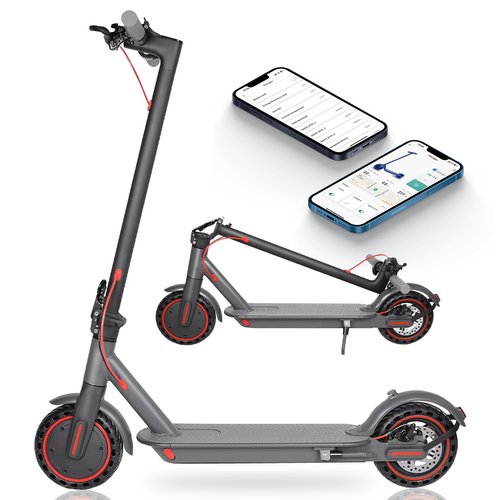 ChangBu Electric Scooter, Top Speed of 15 Mph, Maximum Range of 12 Miles, Powerful 350W Motor with a Peak of 500W, Commuting Electric Scooter with Cruise Control, Suitable for Adults and Teens