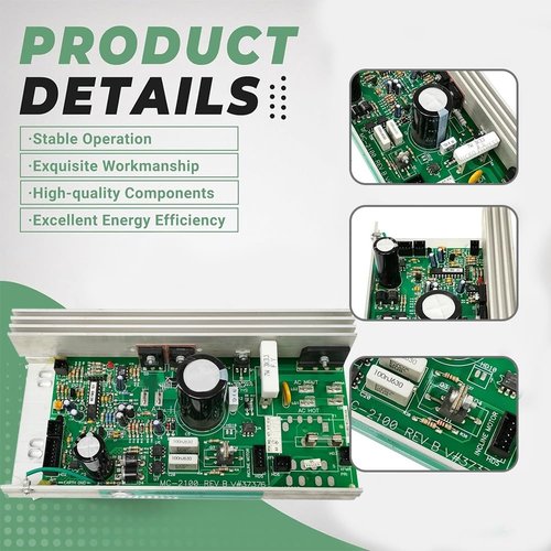 FMGDJJK MC-2100 REV B Treadmill Controller MC2100-WA ，Compatible with ICON PROFORM Nordic Track Nordictrack C2300 ，Circuit Board Control Board Replace MC 2100(Original-New Version)