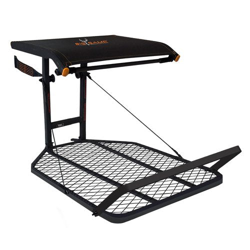 Big Game Captain XC Hang-On Treestand, Lightweight Steel Construction with 14 x 8 in. Flip-Back Flex-Tek Seat, 300 lbs Weight Rating