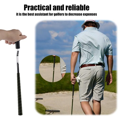 Golf Grip Removal Tool & Golf Grips Tape Remover, V-Groove Grip Remover Saver Durable Repair Tool for Easy Club Regripping Essential Accessories