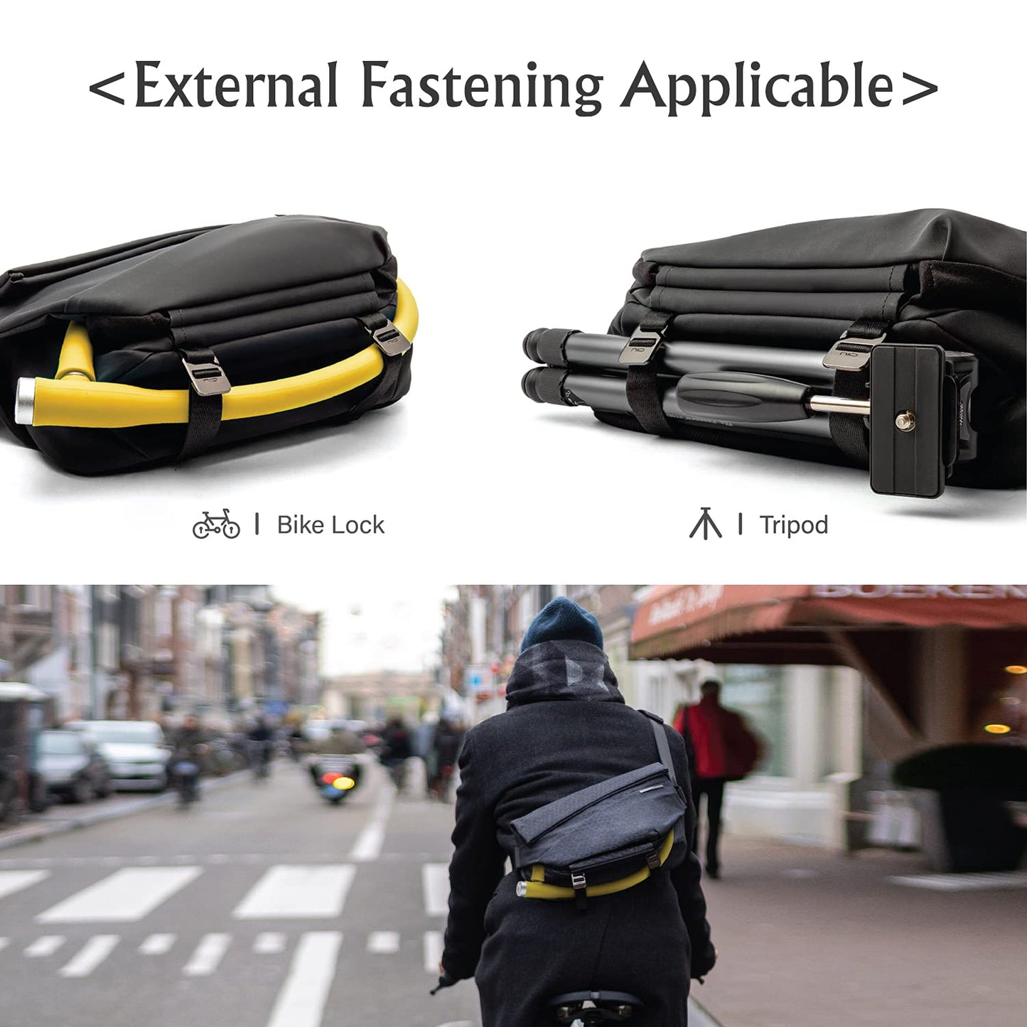 NIID R1 Mens Large Sling Bag Anti-Theft Waterproof Single Shoulder Backpack Sling Chest Bag Crossbody Bag for Men