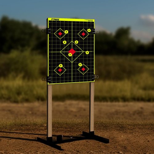 PTPHJEG 12"x18" Sight-in Splash Target - Instantly See Your Shots Burst in Bright Fluorescent Yellow Upon Impact(10 Pack)