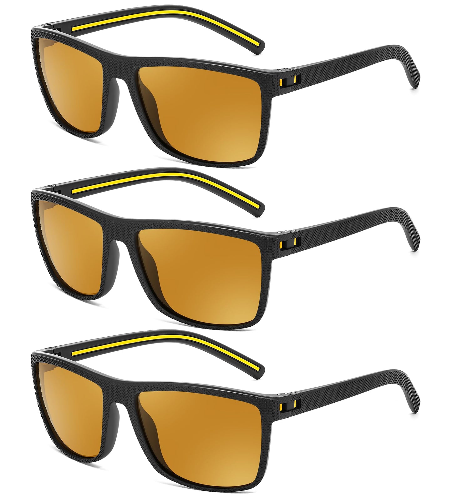 FEISEDY Polarized Sunglasses for Men and Women Lightweight Frame Sun Glasses with UV400 Protection for Driving Fishing B0301