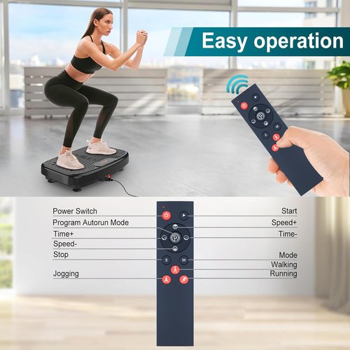 Replacement VibrationPlate Platform Remote Control for GDCOO/SoftGym/HitGo/STYNGT/TISSCARE/HOTSWEAT/HOTWAVE/VASSON Vibration Plate Exercise Machine