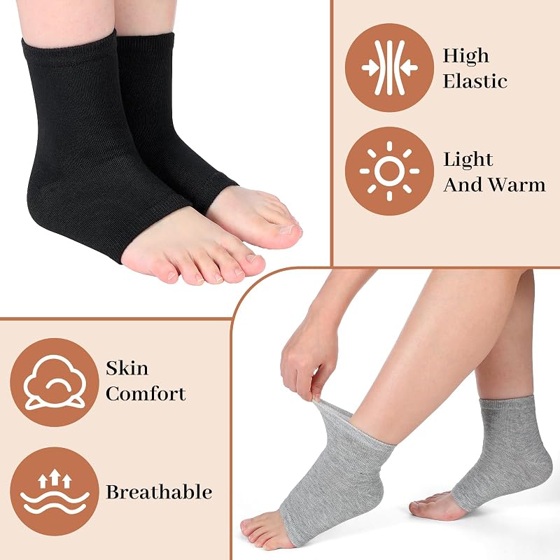 Classic Color 16 Pairs Cotton Toeless Socks Pedicure Open Toe Socks - Open Toe, Breathable