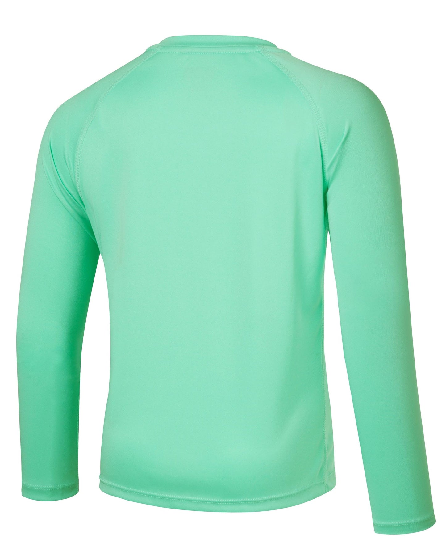 Willit Boy's UPF 50+ Sun Protection Shirt Long Sleeve Rash Guard Swim Shirts Youth SPF Fishing Quick Dry Shirt Light Green M