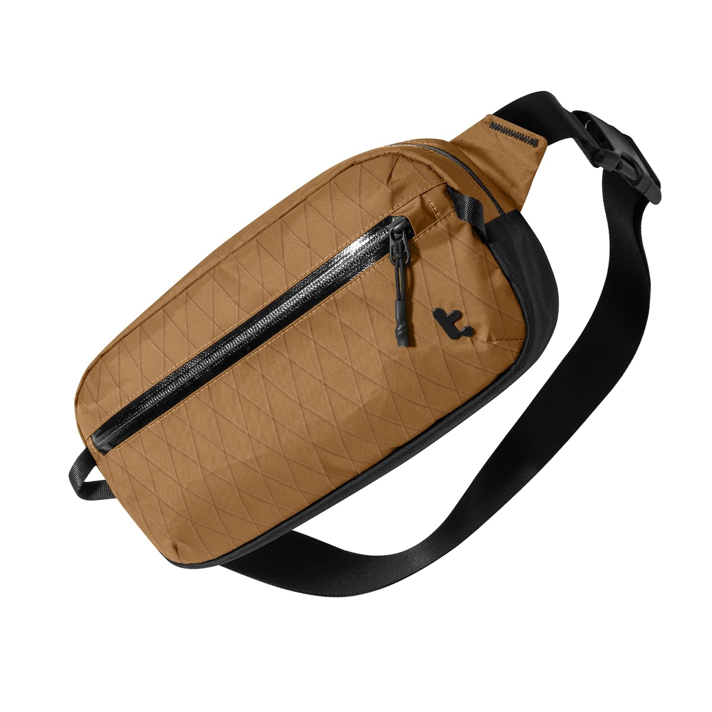 tomtoc 3.5L X-Pac Sling Bag with RFID Blocking, Crossbody Bag Minimalist Chest Shoulder Pack for Men/Women, Water-resistant Lightweight Casual Funny Pack for Travel/Daily Commute