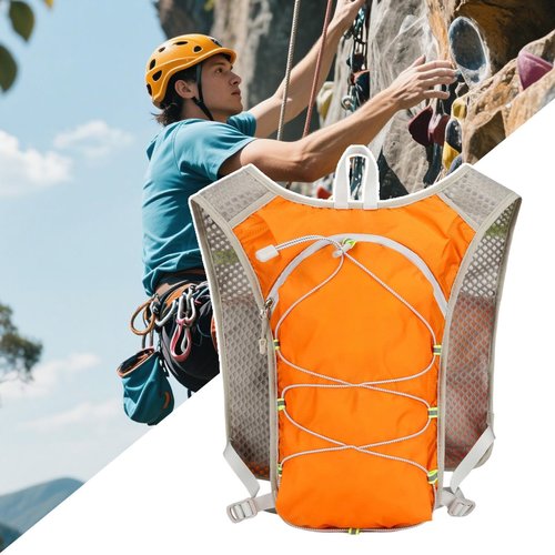 Running Hydration Vest - Water Bladder for Women & Men | Running Vest Phone Holder | Running Hydration Vest Waterproof Phone Pouch | Chest Pack Gear for Women Hiking Marathons