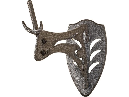 Skull Hooker Little Hooker European Trophy Mount - Perfect Kit for Hanging and Mounting Taxidermy Deer Antlers and other Skulls for Display – Graphite Black
