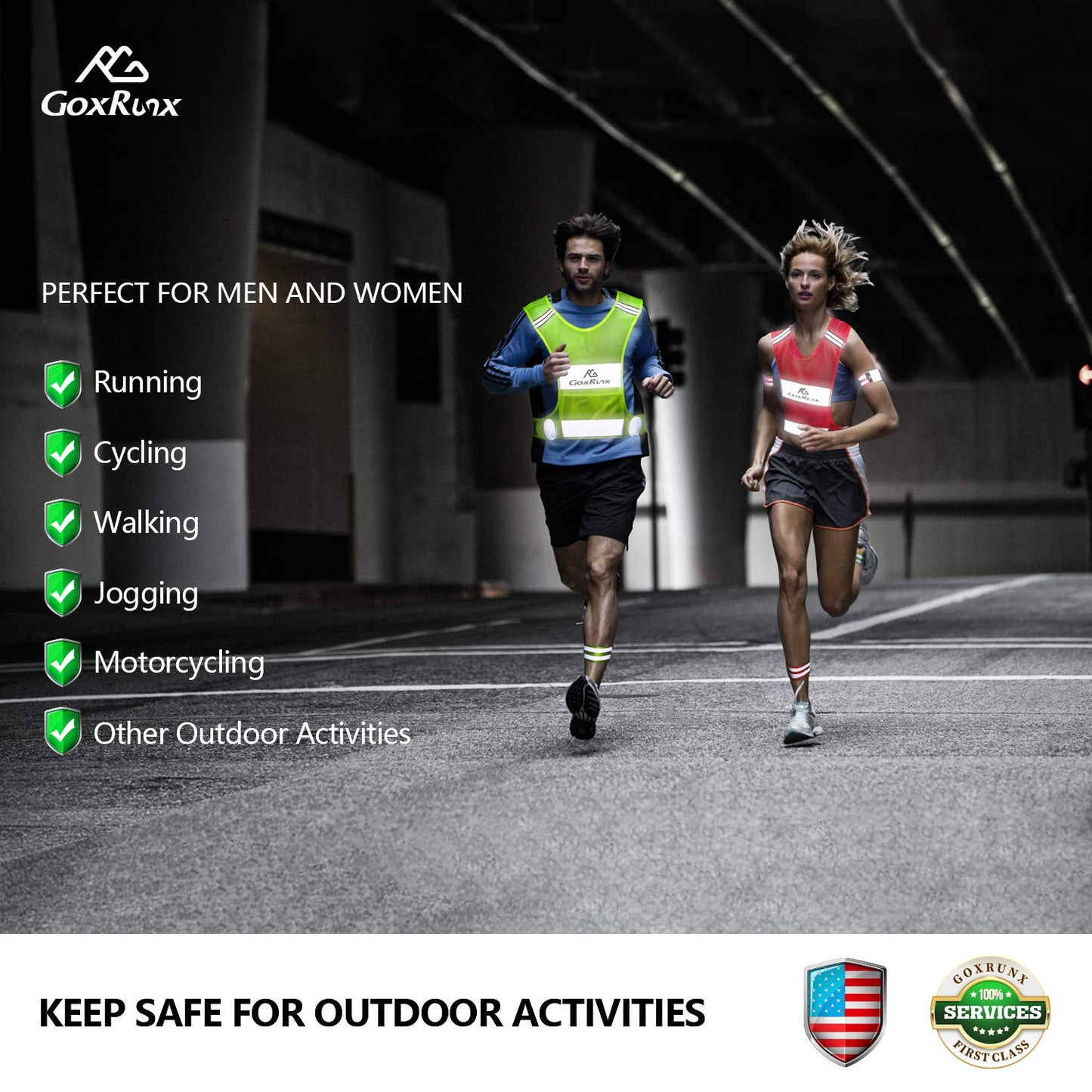 Reflective Vest Running Gear, Lightweight Motorcycle Cycling Reflective Vests with Large Pocket & Adjustable Waist for Women Men Running Safety Vest with Reflective Bands (Pink, Small)
