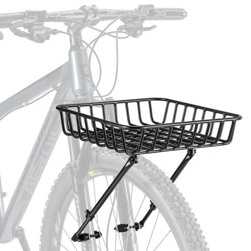 CXWXC Bike Basket Rack - Large Front Bicycle Basket with Struts - Front Mount Aluminium Bike Basket Large Capacity