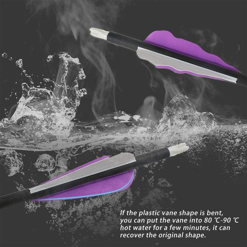 ARCTIRA Archery Hunting Arrows for Compound Bow 12 Pcs Carbon Arrows with Removable Arrowheads Adjustable Nocks for Recurve Bow for Adults Targeting 31 inch