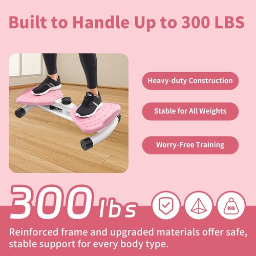 BOLUPO waist twisting machine for Exercise, Ab Twister Board, Core Twister for Women & Home Fitness, twist board for exercise,300 LBS Capacity