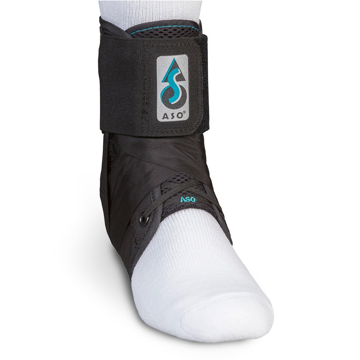 Med Spec ASO Ankle Stabilizer (Large, Black) – Lace Up Ankle Brace for Ankle Sprain and Instability, Orthopedic Ankle Support for Men, Women, Adults, Teens and Kids, Sports Injury Recovery, 264015