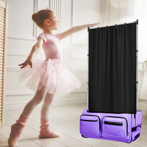 MOPHOEXII Privacy Curtain for Dance Bag,Portable Privacy Screen for Women Girl Competition Dance Bag,Changing Room for Rolling Dance Garment Bag Accessories,Camping 1 Pack