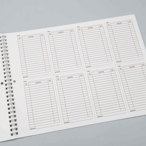Champro Baseball Score Book (White), 28 pages