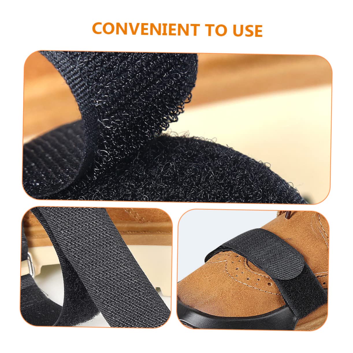 Ipetboom 4Pcs Ice Grippers for Shoes Traction Straps for Climbing and Hiking Gripper Binding Straps for Boots and Casual Shoes Lightweight and Elastic Design