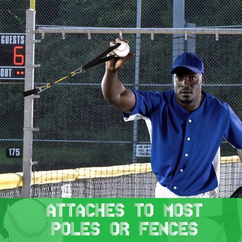 Baseball Resistance Bands for Pitchers – Pro-Grade Arm Strength & Pitching Bands | 5-Level Adjustable Resistance Bands for Baseball/Softball Training (All Ages)